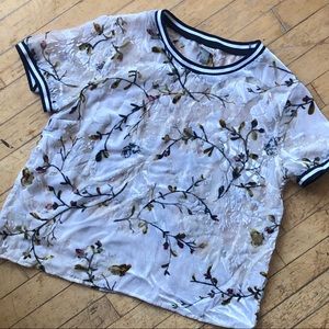 A New Day velvet burnout top size L